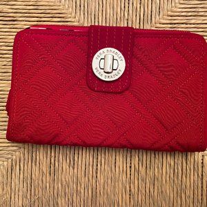 Vera Bradley - Tango Red Turn Lock Wallet